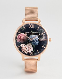 Золотисто-розовые часы Olivia Burton OB16WG52 - Золотой