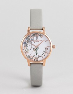 Часы с кожаным ремешком Olivia Burton OB16PP22 - Серый