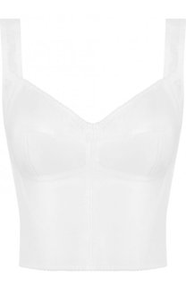 Однотонный топ-бюстье на молнии Dolce & Gabbana