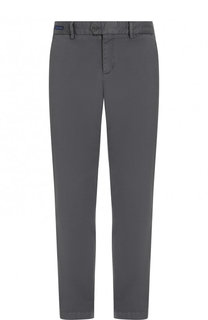 Хлопковые брюки прямого кроя Paul&Shark