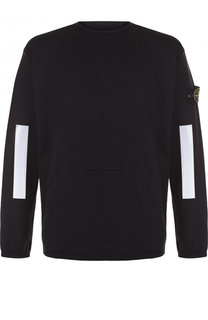 Однотонный хлопковый свитшот Stone Island