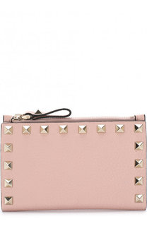 Кожаный футляр для кредитных карт Valentino Garavani Rockstud Valentino