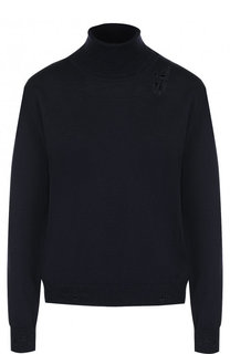 Шерстная водолазка с декоративными разрезами Golden Goose Deluxe Brand