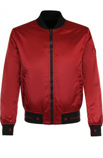 Бомбер на молнии с воротником стойкой Givenchy