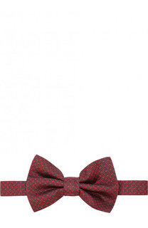 Шелковый галстук-бабочка с узором Emporio Armani