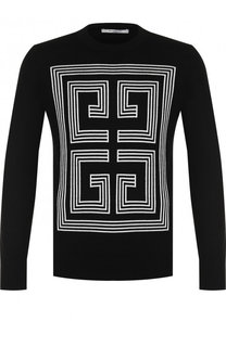 Шерстяной джемпер с принтом Givenchy