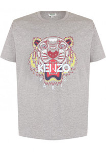 Хлопковая футболка с принтом Kenzo