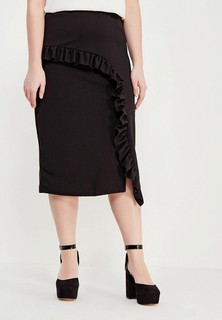 Юбка LOST INK PLUS PENCIL SKIRT WITH RUFFLE SEAM