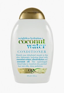 Кондиционер для волос Johnson & Johnson OGX с кокосовой водой Невесомое увлажнение, 385 мл