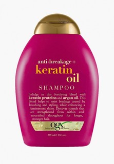 Шампунь Johnson & Johnson OGX против ломкости волос с кератиновым маслом, 385 мл
