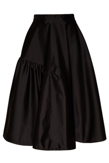 Черная юбка с драпировкой No21