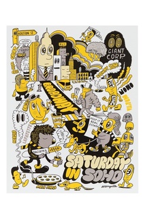 Постер Saturday in Soho Jeremyville