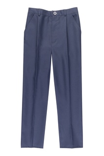 Синие брюки из шерсти Jacote