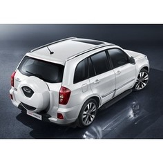 Пороги Black Rival для Chery Tiggo 3 (2017-н.в.), 160 см, алюминий, A160ALB.0903.1