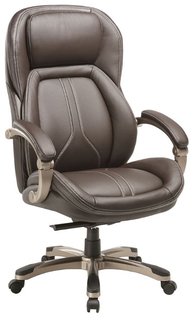 Кресло руководителя Бюрократ T-9919 (коричневый)