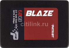 SSD накопитель PATRIOT Blaze PB60GS25SSDR 60Гб, 2.5&quot;, SATA III Патриот