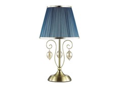 Настольная лампа декоративная niagara (odeon light) голубой 58.0 см.