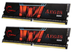 Модуль памяти G.Skill Aegis DDR4 DIMM 3000MHz PC4-24000 CL16 - 16Gb KIT (2x8Gb) F4-3000C16D-16GISB