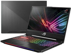 Ноутбук ASUS ROG GL504GM-ES217T 90NR00K2-M03950 Black (Intel Core i7-8750H 2.2 GHz/16384Mb/1000Gb + 256Gb SSD/No ODD/nVidia GeForce GTX 1060 6144Mb/Wi-Fi/Cam/15.6/1920x1080/Windows 10 64-bit)