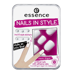 Ногти накладные ESSENCE NAILS IN STYLE тон 01 на клейкой основе