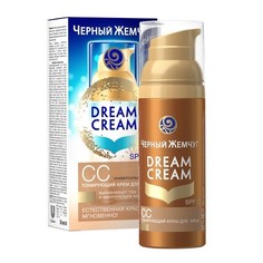 СС-крем для лица ЧЕРНЫЙ ЖЕМЧУГ DREAM CREAM Естественное сияние SPF-10 универсальный тон 50 мл