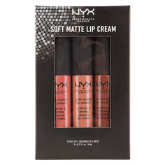 Набор подарочный женский NYX PROFESSIONAL MAKEUP SOFT MATTE LIP CREAM тон 19, 09, 23