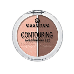 Тени для век ESSENCE 2 IN 1 CONTOURING EYESHADOW SET тон 02