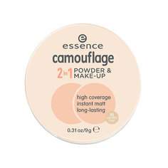 Пудра компактная для лица ESSENCE CAMOUFLAGE 2 IN 1 & MAKE-UP тон 30