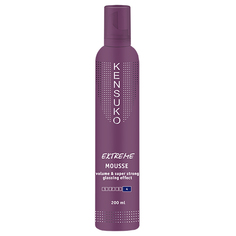 Мусс для волос KENSUKO EXTREME Сверхсильная фиксация с эффектом блеска 200 мл
