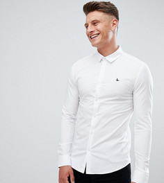 Белая облегающая эластичная рубашка Jack Wills - Белый