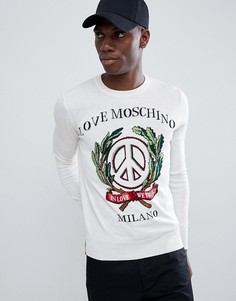 Джемпер Love Moschino Milano - Белый