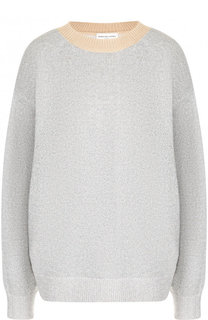 Пуловер свободного кроя с контрастным воротником Dries Van Noten