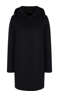 Однотонное кашемировое пальто с капюшоном Colombo