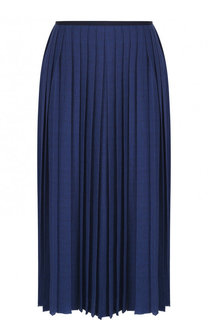 Однотонная плиссированная юбка-миди See by Chloé