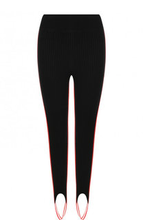 Шерстяные леггинсы со штрипками и контрастными лампасами CALVIN KLEIN 205W39NYC