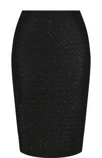 Вязаная юбка-карандаш с разрезом St. John