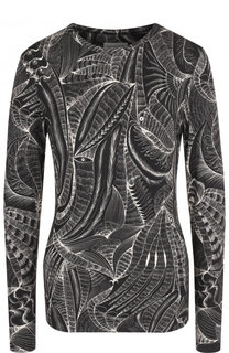 Пуловер с круглым вырезом и принтом Dries Van Noten