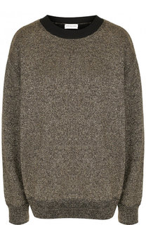 Пуловер свободного кроя с контрастным воротником Dries Van Noten