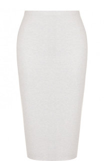 Однотонная юбка-карандаш с эластичным поясом D.Exterior