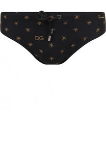 Плавки на кулиске м принтом Dolce & Gabbana
