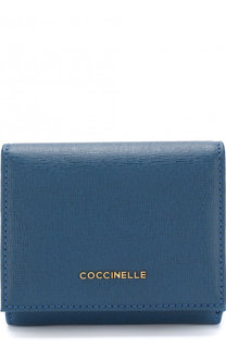 Кожаный кошелек на кнопке Coccinelle
