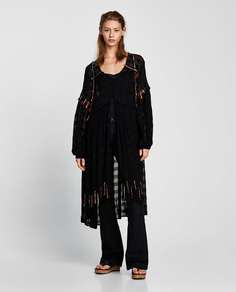 Кимоно с бахромой Zara