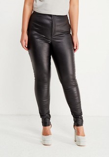 Джинсы LOST INK PLUS HIGHWAIST JEGGING IN COATED BLACK