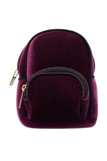 Фиолетовый бархатный мини-рюкзак Save MY BAG