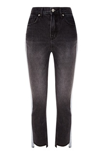 Черные джинсы с полосками по бокам D.O.T.127