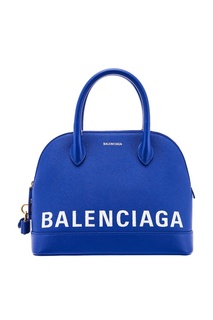 Синяя сумка с логотипом Ville Top Handle S Balenciaga