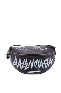 Сумка из кожи с логотипом Balenciaga