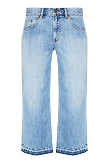 Голубые широкие джинсы Marc Jacobs