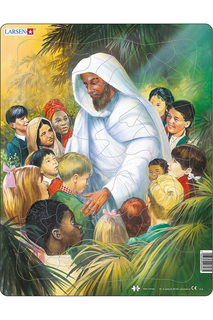 Пазл "Иисус с детьми" LARSEN