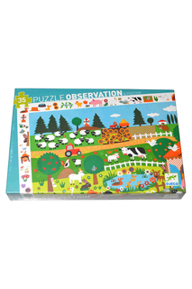 Пазл и игра Ферма Djeco